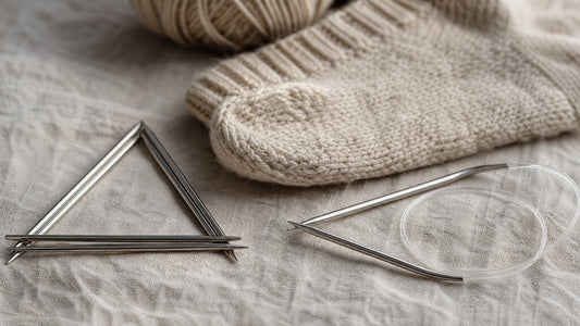 AddiSock Double Pointed Needles Vs addiClassic Circulars