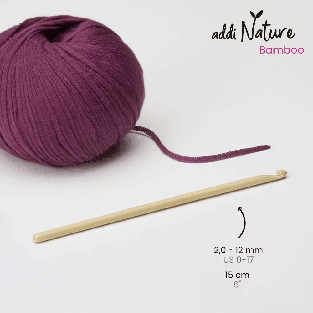 addiNature Bamboo crochet hook
