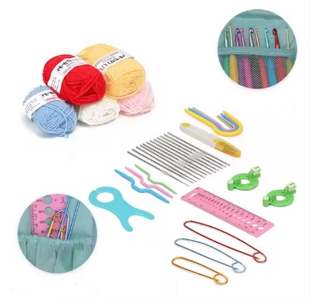 Crochet Starter Kit - 58 pieces