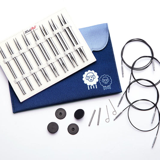 KnitPro Nova Interchangeable Needle Set (13cm) – Deluxe