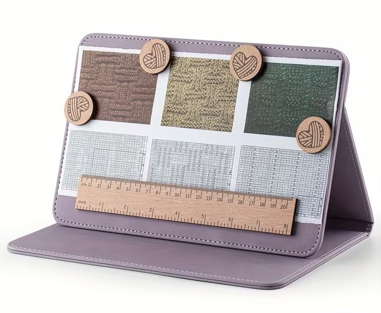Leather Magnetic Chart/Pattern holder Holder