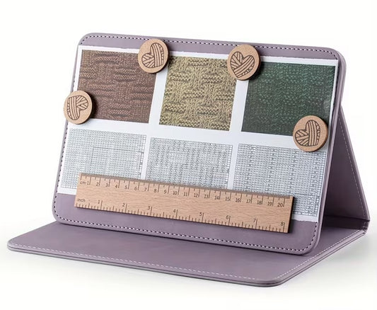 Leather Magnetic Chart/Pattern holder Holder