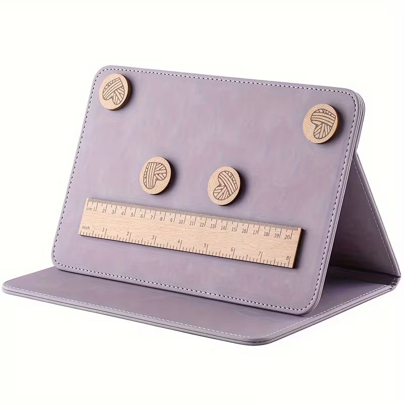 Leather Magnetic Chart/Pattern holder Holder