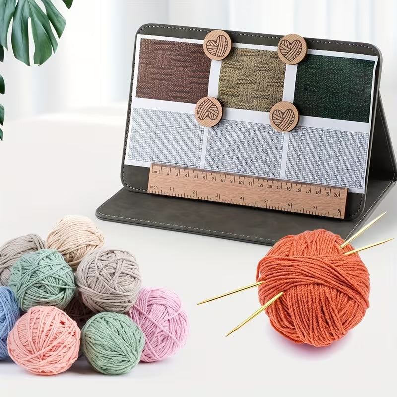 Leather Magnetic Chart/Pattern holder Holder