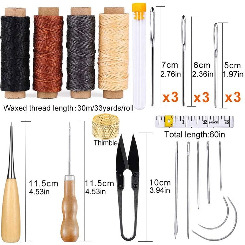 Leather Craft Tool Kit - 28 piece