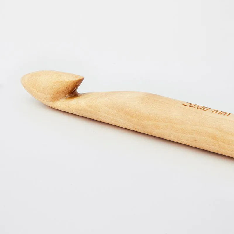 KnitPro Jumbo Birch Crochet Hook